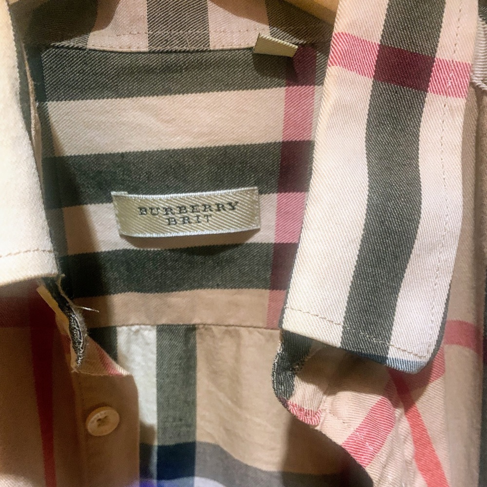 Multi color Burberry shirt